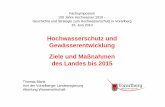 6 Blank Hochwasserschutz Ziele und Maßnahmen · PDF file100 Jahre Hochwasser 1910 – ... Ziele und Maßnahmen des Landes bis 2015 Thomas Blank Amt der Vorarlberger Landesregierung