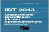 IDT-Band 2013 Horstmann Minima .IDT 2013 Band 5 âˆ’ Sektionen C1, C2, C3, C4, C5, C6 Linguistische