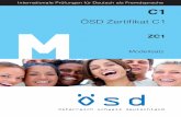 ÖSD Zertifikat C1 M - osd.al · PDF fileM Internationale Prüfungen für Deutsch als Fremdsprache Modellsatz C1 ZC1 ÖSD Zertifikat C1