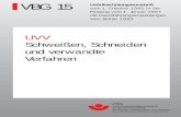 VBG 15 Unfallverhütungsvorschrift - mkw-security.deen/bgv_d1.pdf · Schweißen, Schneiden und für verwandte Verfahren entsprechend den ... heit und Gesundheitsschutz bei Benutzung