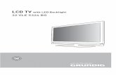 LCD TV with LED Backlight 32 VLE 5324 BG - … · 32 VLE 5324 BG DE. 2 ... die Wiedergabe von Bild- und Tonsignalen bestimmt. Jede andere Verwendung ist ausdrücklich aus- ... 7 Das