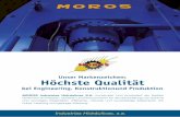bei Engineering, Konstruktionund Produktion · Die MOROS H-B Serie beinhaltet zahlreiche neue konstruktive, hydraulische und elektronische Vorteile, die sie zu einer sehr effektiven