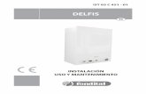 IST 03 C 451 - 01 - fondital.com DELFIS ES.pdf · El instalador, terminada la instalación, está obligado a informar al usuario sobre el funcionamiento de la caldera y sobre los