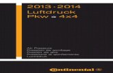 2013 ·2014 Luftdruck Pkw q 4x4 - Continental banden: … · 2013-06-18 · Peugeot ..... 132 Porsche ... (125 kW) 195/55 R 16 87 V 2.3 2.1 2.5 2.3 ... 2.0 TS 16 V (110 kW) ...