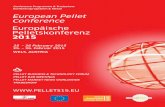 european pellet Conference europäische pelletskonferenz 2015 · european pellet Conference europäische pelletskonferenz 2015 25 – 26 February 2015 25. – 26. Februar 2015 ...