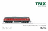 Modell der Diesellokomotive Baureihe 232 NL 16233 · Posteriores remodelaciones y el uso de motores de dife-rente potencia de Kolomna, Caterpillar y Krupp dieron lugar a las nuevas