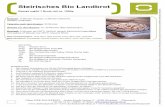 Steirisches Bio Landbrot 2017 - Der BACKPROFI - Christian … · 2017-12-11 · 14.Wenn sich an der Oberfläche des Brotes leichte Risse gebildet haben, in die mittlere Schiene des