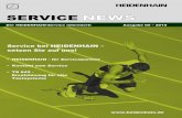 201001 ServiceNews de - HEIDENHAIN - CNC-Steuerungen ... im Servicefall ist HEIDENHAIN der richtige Partner für Sie! Sie als Kunde stehen bei uns mit Ihren Wünschen und Anforderungen