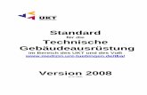 Standard - UKT – Technisches Betriebsamt · Universitätsklinikum Tübingen (UKT) Standard 2008 Technisches Betriebsamt (tba) TGA Allgemein Seite: 8 von 97 1.1.2 Tabelle mit Anlagenbezeichnungen