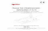 Tester für Drehmoment- Schrauber T S T) - Norbar Torque Tools, …norbar.com/Portals/0/NorbarProducts/operators_handbook/... · 2014-08-18 · Kalibrierung und Reparatur des TST