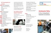 Ambulante Reha - ccb-reha.de · Ziel aller Rehabilitations-maßnahmen in der CCB-Reha In der kardiologischen Rehabilitation lernen Sie, mit meist chronischen Erkrankungen umzugehen