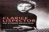 ClariCe lispeCtor - Schöffling & Co. Verlag · »Lispector hatte viele ungewöhnliche Eigenschaften: Sie war eine große Schönheit, kam früh zu Berühmtheit, hatte eine einzigartige