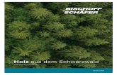 Holz aus dem Schwarzwald - bischoff-schaefer.de · Ein umfassendes Produktangebot sowie schnelle Lieferung, erfordert ein funktionierendes Team. Wir streben mit jeden Kunden eine