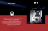 folder X1 new - buscocafe.com X1.pdf · (von bis zu 150 Tassen Kaffee am Tag) entworfen wurde. Das elegante Design, ... temperatura e caracterizado por um sistema patenteado, que