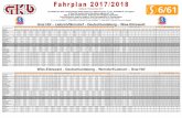 Fahrplan 2017/2018 - gkb.at · 10 JAHRE S-Bahn Steiermark Verkehrsbeschränkungen Anmerkungen Zug nummer Graz Hbf Graz Don Bosco Graz Puntigam Werndorf Hengsberg Wettmannstätten