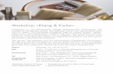Workshop «Klang & Farbe» · 2018-11-12 · Malatelier Sabina Schwaar | Klangatelier sonantro Martin Rosenberg  |  . Title: Microsoft Word - Workshops_2019_Trade.docx ...