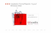 Installation Forms/Reports 11g auf Windows 64bit .Basel Bern Lausanne Z¼rich D¼sseldorf Frankfurt/M