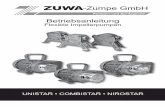 Betriebsanleitung ZUWA Impellerpumpen · NBR Acrylnitril-Butadien-Kautschuk (Perbunan®, Buna-N®) Diesel, Mineralöle und Fette hohe Stoßelastizität und gute mechanische Festigkeit