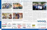 H. Vogel Bauunternehmen GmbH: „Die Mitarbeiter sind unser ... · H. Vogel Bauunternehmen GmbH: „Die Mitarbeiter sind unser wertvollstes Kapital“ ... de Kreishandwerksmeister