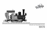 Modell der Dampflokomotive 90470 - Märklin · ferrovia in miniatura. • Vogliate verificare visivamente a intervalli di tem-po regolari (a seconda della rispettiva frequenza dell’esercizio