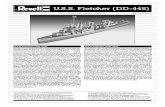 U.S.S. Fletcher (DD-445) 05127-0389 ©2014 BY REVELL GmbH. A subsidiary of Hobbico, Inc. PRINTED