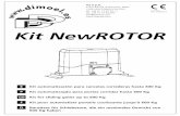 Kit NewROTOR - Dimoeldimoel.es/wp-content/uploads/KIT-NEW-ROTOR.pdf · m Antes de proceder a la instalación y programación es aconsejable leer bien las instrucciones. • Dicho