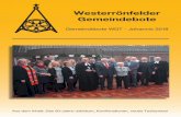Westerrönfelder Gemeindebote · 4 Westerrönfelder Gemeindebote „Am 1.1.1968 wurde der Pfarrbezirk Rendsburg-Neuwerk V in die Eigenstän-digkeit entlassen.“, so kann man in unserer