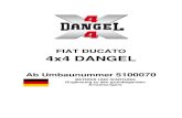 FIAT DUCATO 4x4 DANGEL · V51 FIAT DUCATO 4x4 -B- 6137- 03/2018 - Page 12/40 . Fahrzeugwäsche . Nach Benutzung des Wagens unter schwierigen Bedingungen (Schlamm, Schnee, …), empfehlen