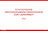 STATISTISCHE HINTERGRUNDINFORMATIONEN ZUR … · IG Metall Stuttgart Übernahme von LeihAN durch Entleiher Anteil der Übernahmen ehemaliger Leiharbeitnehmer an allenLeiharbeitnehmern