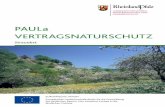 Paula Vertragsnaturschutz - lfu.rlp.de | Startseite · 3 EINLEITUNG Naturschutz schafft Identität und Heimat Die Erhaltung der rheinland-pfälzischen Kulturlandschaft mit ihren arten-reichen