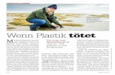 Wenn Plastik tötet - marine-litter-conference-berlin.info im... · Thompson gilt als einer der versiertesten Kenner des Problems. Sind die Partikel fein genug, werden sie auch von