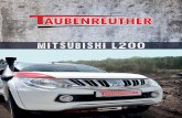 L200 ab2015 09-2016 - :: Taubenreuther GmbH · 6 • Mitsubishi L200 Doppelkabiner, ohne Seitenscheiben, ohne Lackierung etc. ¹ Best. Nr. 6-CLS58BASIC • Mitsubishi L200 Doppelkabiner