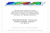 KAWASAKI Versys 650/1000 2017- Instructions/MRA...  3 GB MOUNTING INSTRUCTIONS Kawasaki Versys 650/1000