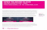 oPen telekom cloud $%5(&+181*6 81' 35(,602'(//(,0h%(5%/,&. · Im Reserved-Upfront-Modus wird am Anfang der Laufzeit ein fixer Betrag in Rechnung gestellt. Es ist nicht möglich, inner-
