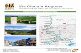 Via Claudia Augusta · Süden muss besonders kurz nach Feltre sowie im Bereich Ponte della Priula (kurz vor Treviso) mangels Alternative für je weils ca. 6 km auf eine stärker befahrene
