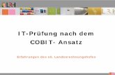 IT-Prüfung nach dem COBIT- Ansatz - eurorai.org seminar Suzdal/Referat H BRÜCKNER.pdf · IT - Abteilung. C. ontrol . Ob. jectives for . I. nformation and related . T. echnology