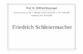 Friedrich Schleiermacher - Prof. Dr. Wilfried Breyvogel, i.R.breyvogel.eu/wp-content/uploads/2010/09/Microsoft-PowerPoint... · 3 Anna von Büchel...Daniel Schleyermache diente der