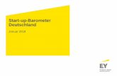 EY Start-up Barometer Januar 2018 · Page 2 Design der Studie Start-up-Barometer Deutschland 208 Berlin Nordrhein-Westfalen 36 74 Bayern Mecklenburg-39 Vorpommern Baden-Württemberg
