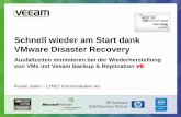 Schnell wieder am Start dank VMware Disaster Recovery · Schnell wieder am Start dank VMware Disaster Recovery Ausfallzeiten minimieren bei der Wiederherstellung von VMs mit Veeam