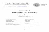 Modulhandbuch zum Bachelorstudiengang Geographie · 3 I. Qualifikationsziele und Überblick über den Studiengang 1. Qualitätsziele der Universität Heidelberg in Studium und Lehre