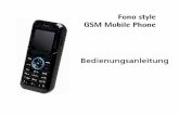Fono style GSM Mobile Phone - altehandys.dealtehandys.de/downloads/bda-aeg-fono-style.pdf Seite 3 Deutsch - fono style 3. Einlegen der SIM Karte und des Akkus Um den Akku beim Transport