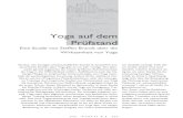 Yoga auf dem Prüfstand – Eine Studie von Steffen Brandt ... · VIVEKA 31 S. 6 Seriöse, den heutigen wissenschaftlichen Standards tatsächlich ent-sprechende Studien über Yoga