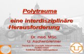 Polytrauma eine interdisziplinäre Herausforderung · Polytrauma eine interdisziplinäre Herausforderung Facharzt für Chirurgie, Intensivmedizin, Notfallmedizin Ärztlicher Leiter