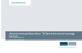 Automatische Türsteuerung - Siemens AG · Ausgabe 05/2016 Systemhandbuch ATE530S/ATE531S SIDOOR Automatische Türsteuerung Answers for industry.