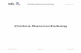 Zimbra-Basisschulung - hiz-saarland.de · 3.1.2.2 Zimbra-Administratoren Gerne können Sie sich auch direkt an das Administratorenteam der Zimbra-Umgebung via Mail an zimbra-admin@hiz-saarland.de