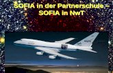 SOFIA und die Partnerschule - lehrerfortbildung-bw.de · • Astro-AG beschäftigt sich mit SOFIA, IR- Koffer, Fernsehfilm • Begleitausstellung zu Vortrag von Herr Prof. Röser: