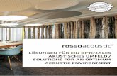 IO P T STK R E I HR Ü F I CS T C O U ... - rosso-acoustic.com · acoustic tasks. ROSSOACOUSTIC SYSTEM CP30 TP30 SILENCE SCREEN AD SYSTEM ADS AD SYSTEM / Exemplarischer Aufbau von