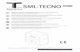 SML TECNO 2004 - tege-torantriebe.com · di adduzione dei cavi di alimentazione (Ø 25-50 mm) e di collegamento esterno (fotocellula, lampeggiatore selettore a chia-ve, etc.). CONTROLES