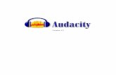 Version 1 - audacity-forum.de · Die Routinen zum Einlesen arbeiten wesentlich besser als in der Version 1.0. -Es werden bessere Programmiertechniken genutzt um die Qualität im Bereich