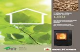 Pellets-Ofen Pellet stove LOU - thermruse.com · pellets-Ofen von Edilkamin für das moderne passivhaus, der sich durch sein modernes, essentielles design auszeichnet und mit anthrazitgrauem